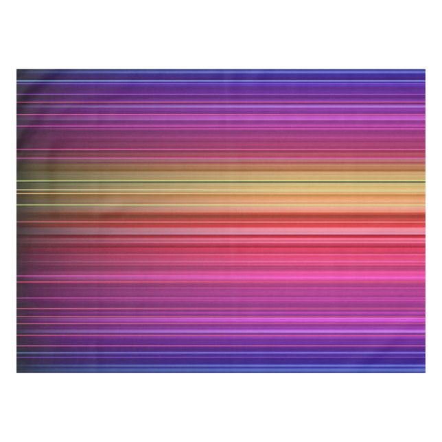 Nappe Motif arc-en-ciel vertical acrylique coloré | (Devant (Horizontal))
