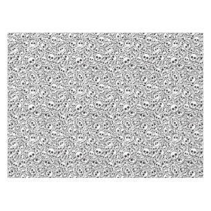 Nappe Motif avec des crânes