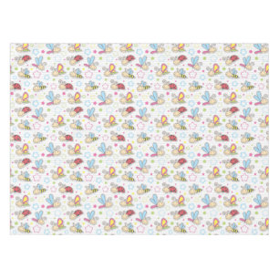 Nappe motif avec des insectes