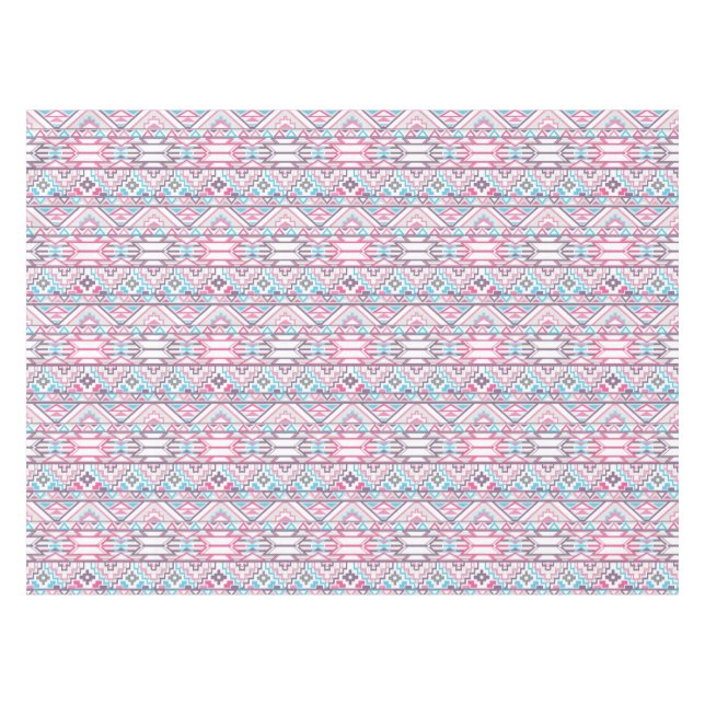 Nappe Motif aztèque géométrique abstrait 3 (Devant (Horizontal))