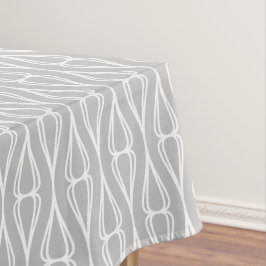 Nappe Motif blanc gris moderne