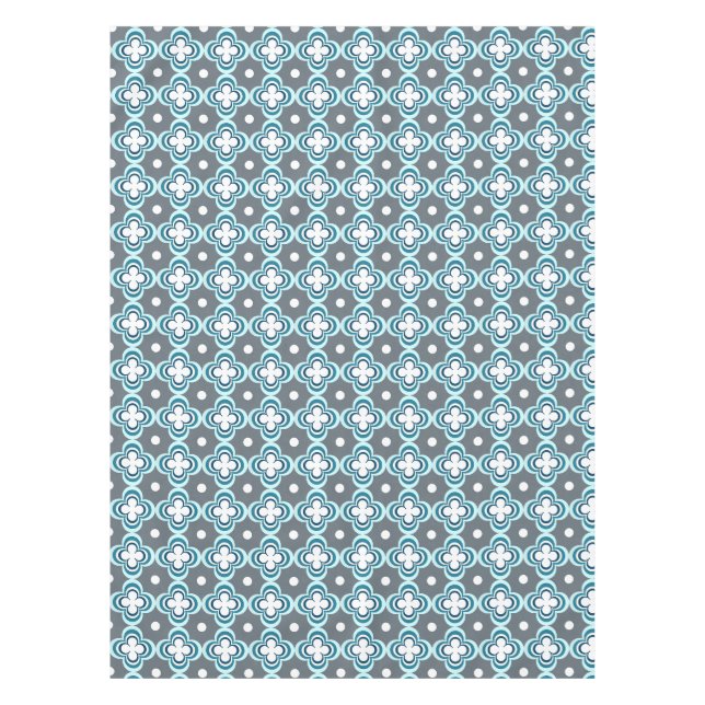 Nappe Motif bleu et gris (Devant)