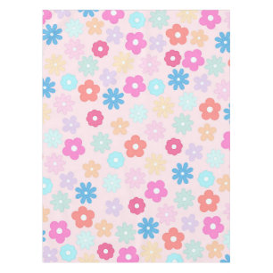 Nappe Motif Boho Rose Daisy Flowers