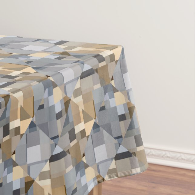 Nappe Motif Brown/bleu tendance (In Situ)
