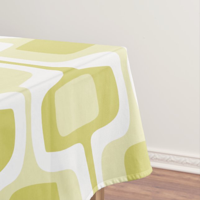 Nappe Motif Carré Abstrait jaune muet (In Situ)