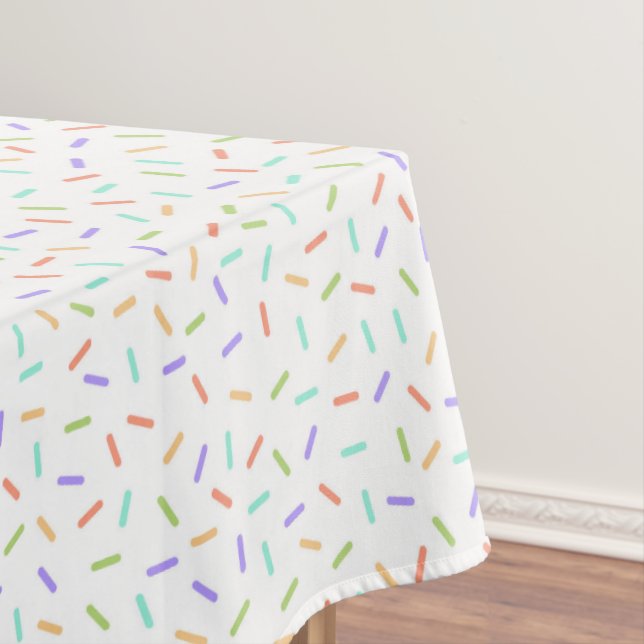 Nappe motif carrelé saupoudré blanc (In Situ)