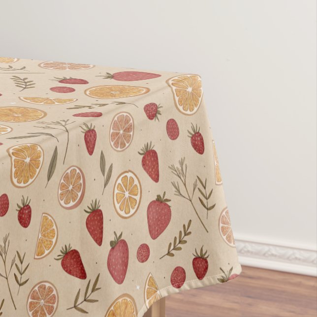 Nappe Motif Citron Fraise (In Situ)