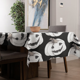 Nappe Motif Citrouille éffrayant Bonne Halloween