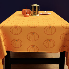Nappe Motif Citrouille Orange moderne Thanksgiving