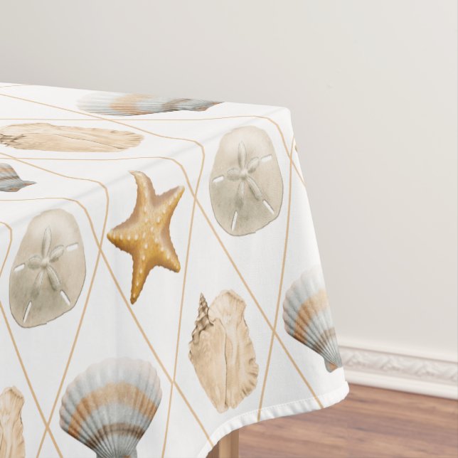 Nappe Motif Coastal Decor Seashell (In Situ)