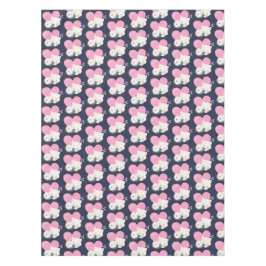 Nappe Motif couchant chaton blanc mignon