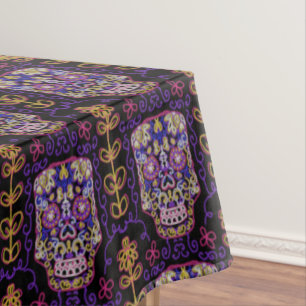 Nappe Motif crâne d'art sugar