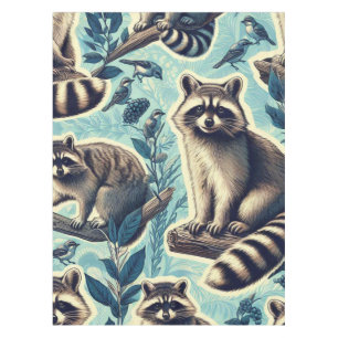Nappe Motif Cute Racoon