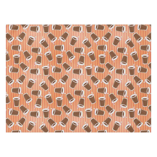 Nappe Motif d'aliments de préparation rapide (Devant (Horizontal))