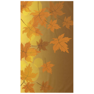 Nappe Motif d'automne avec feuilles d'érable en chute et