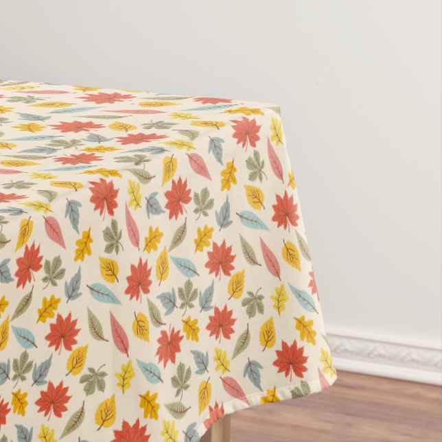 Nappe Motif d'automne feuille colorée (In Situ)