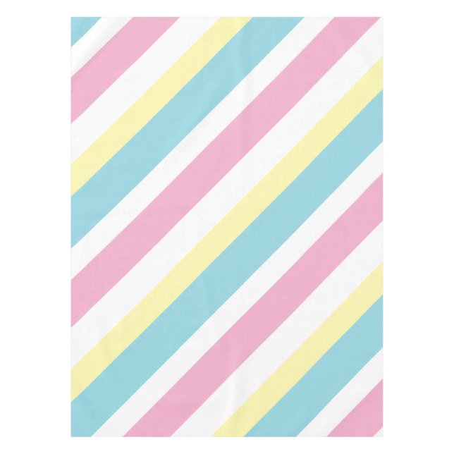 Nappe Motif de bandes de couleurs cool (Devant)