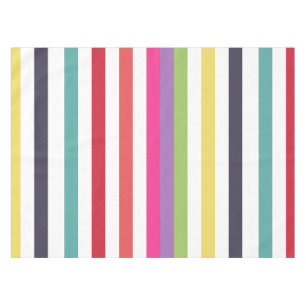 Nappe Motif de bandes horizontales larges arc-en-ciel