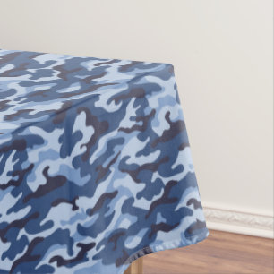 Nappe Motif de camouflage bleu foncé