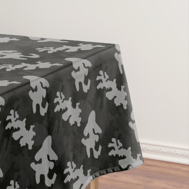 Nappe Motif de camouflage noir (In Situ)