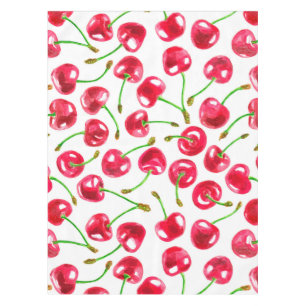 Nappe Motif de cerises d'aquarelle