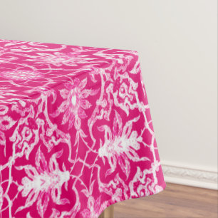 Nappe Motif de Chinois de Nouveau d'art - rose de