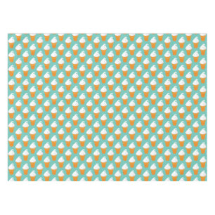 Nappe Motif de cône de glace à la vanille