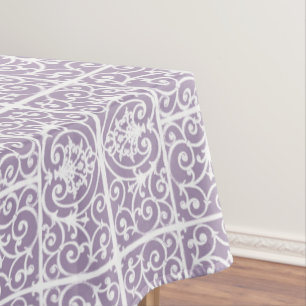 Nappe Motif de défilement Lavender
