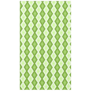 Nappe Motif de diamant vert Chartreuse
