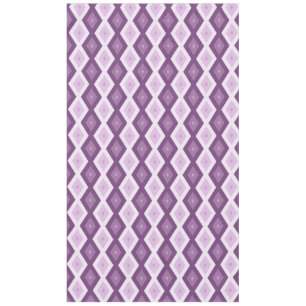 Nappe Motif de diamant violet