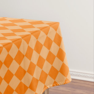 Nappe Motif de diamants orange combiné par STaylor