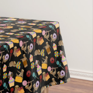 Nappe Motif de festins de bonbon à paresse