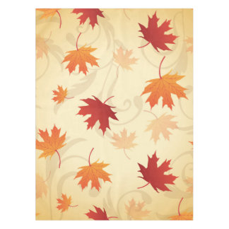 Nappe Motif de feuille d'automne