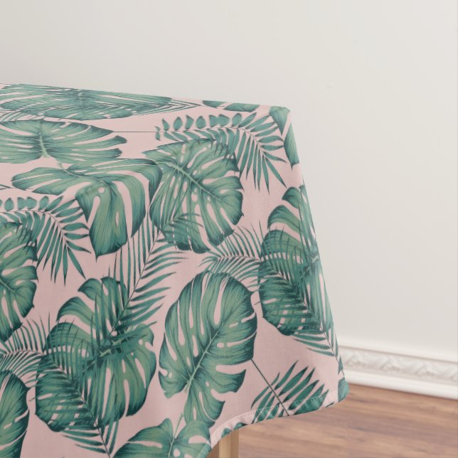 Nappe Motif de feuille tropicale (In Situ)