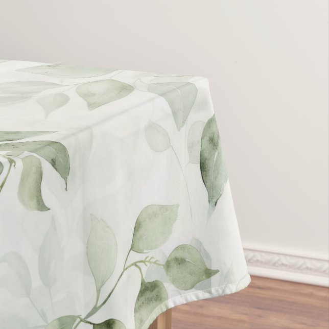 Nappe Motif de feuille verte botanique (In Situ)