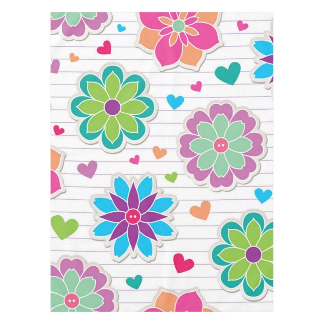 Nappe Motif de fleurs (Devant)