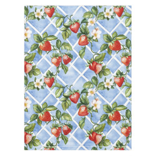 Nappe Motif de fraise et feuille de charme - Vintage (2)