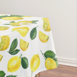 Nappe Motif de fruits aux citrons jaunes