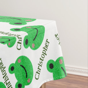Nappe Motif de grenouille verte