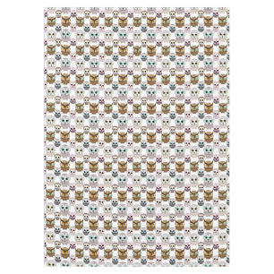 Nappe Motif de hiboux illustrés adorable