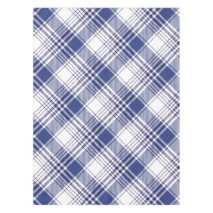 Nappe Motif de Jacquard à plaid bleu Tartan de la marin