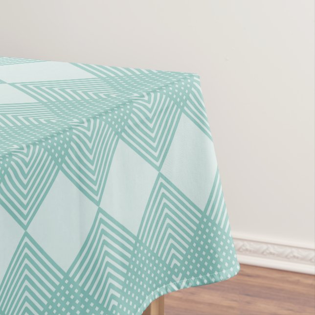 Nappe Motif de la carte de circuit Aqua Blue Diamonds (In Situ)