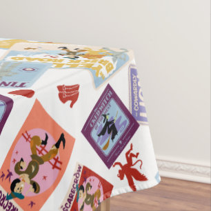 Nappe Motif de lancer avec impression de personnage du M