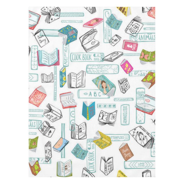Nappe Motif de livre (Devant)