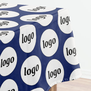 Nappe Motif de logo Marque commerciale Bleu marine