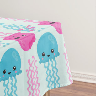 Nappe Motif de méduses, Mignonne méduse, Sea Animaux