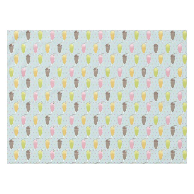 Nappe Motif de milkshake (Devant (Horizontal))