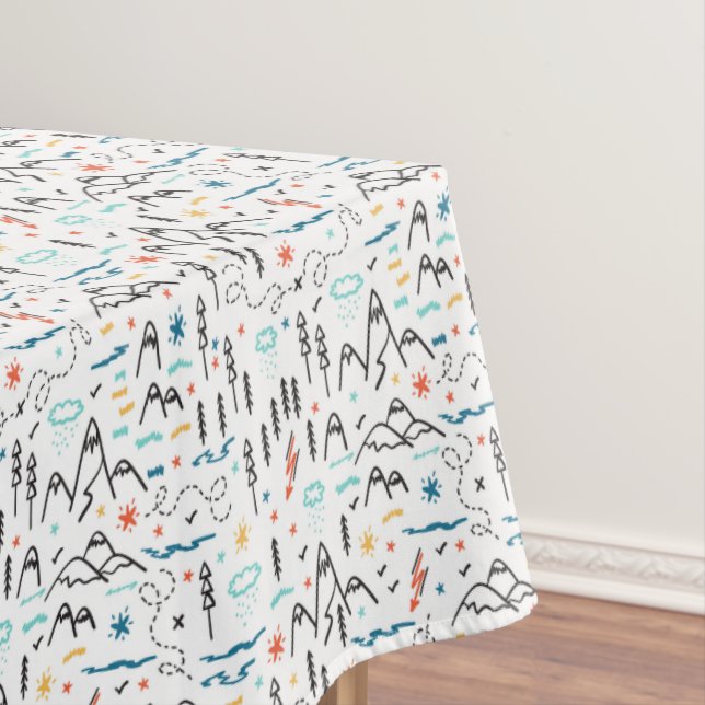 Nappe Motif de montagne (In Situ)