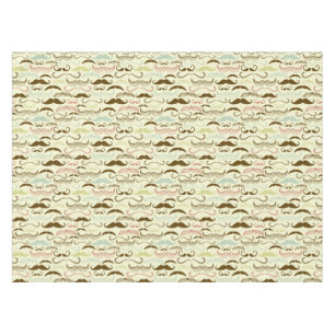 Nappe Motif de moustache, rétro style 4