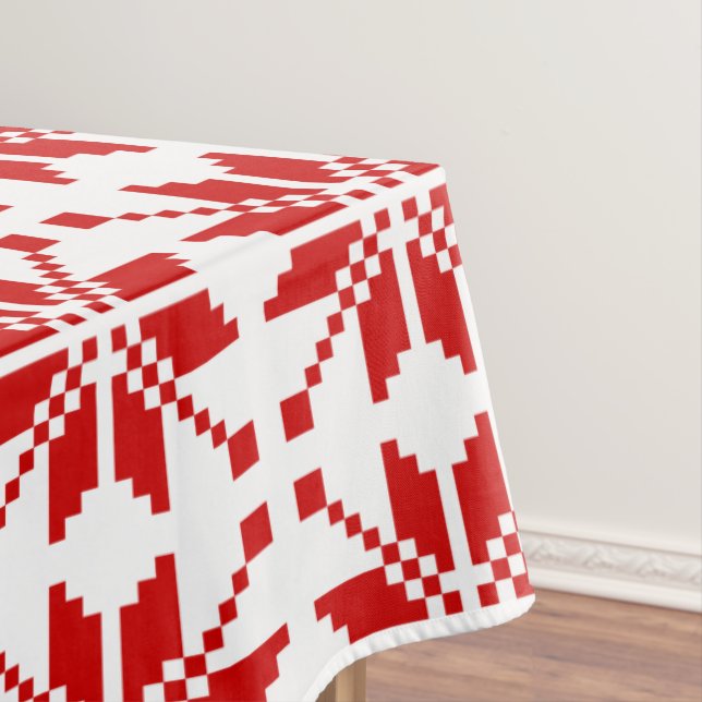 Nappe Motif de Noël des flocs de neige de Noël (In Situ)
